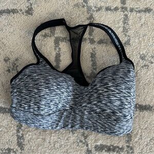 Lululemon Athletica Black and Gray Sports Bra